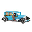 Adventures of Tintin American Taxi 1:43 Scale Statue